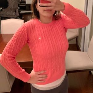 NWOT Coral Cableknit Sweater by Jack Wills